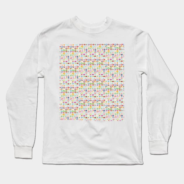 Easter eggs Long Sleeve T-Shirt by EmilieGeant